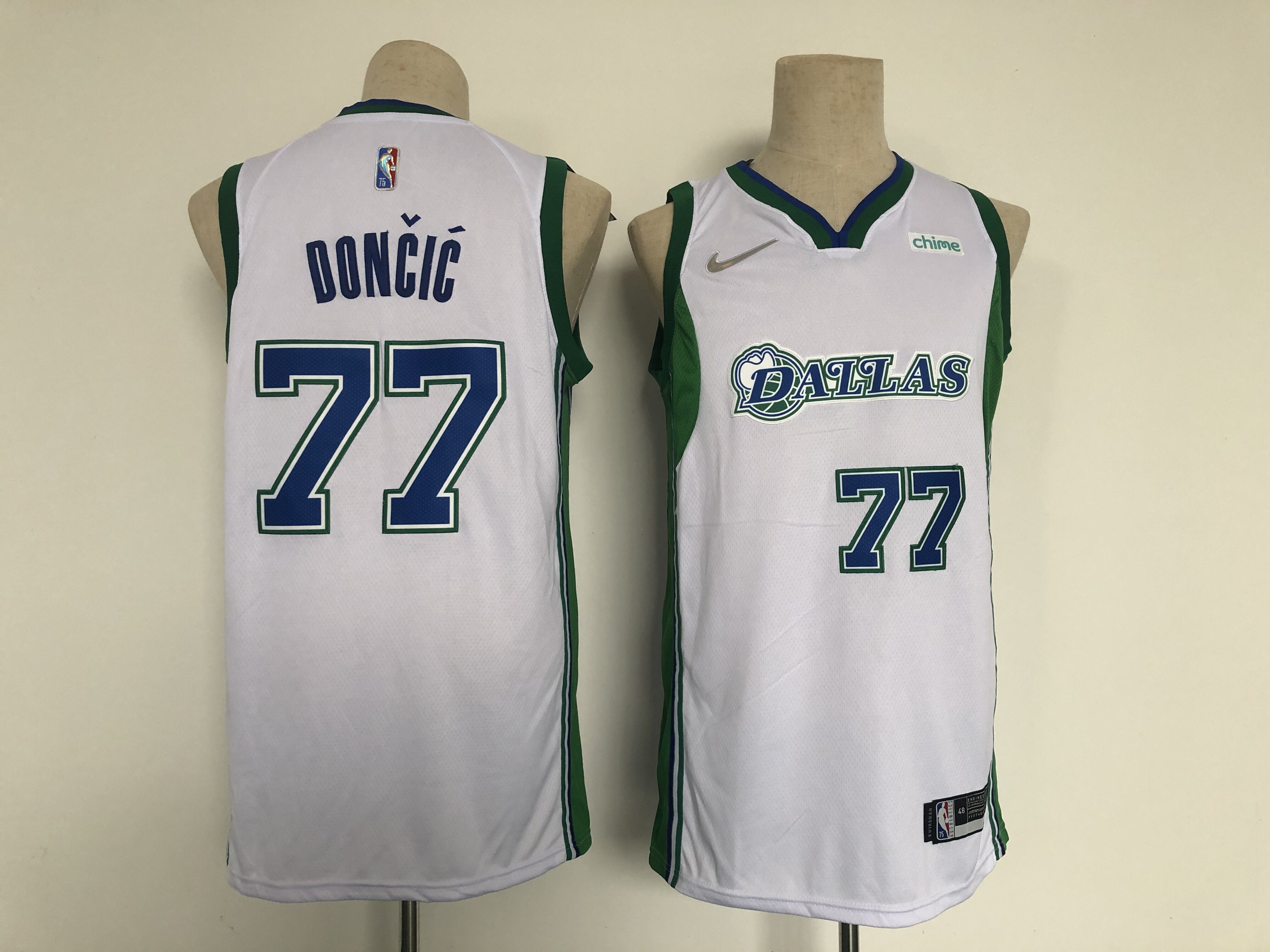 Men Dallas Mavericks #77 Doncic White 2022 City Edition Nike NBA Jersey->atlanta hawks->NBA Jersey